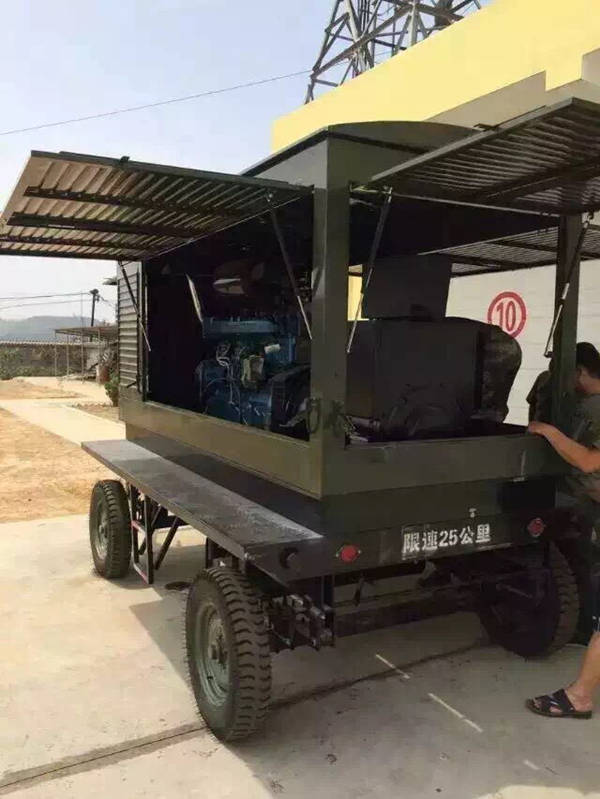 供应拖车型发电机组给边防部队（5）